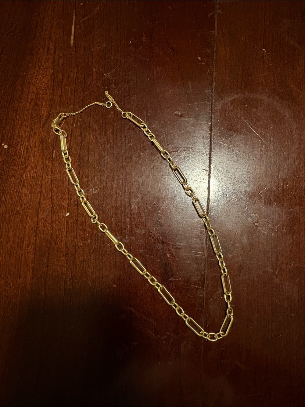 Madewell paper clip Link Chain Necklace